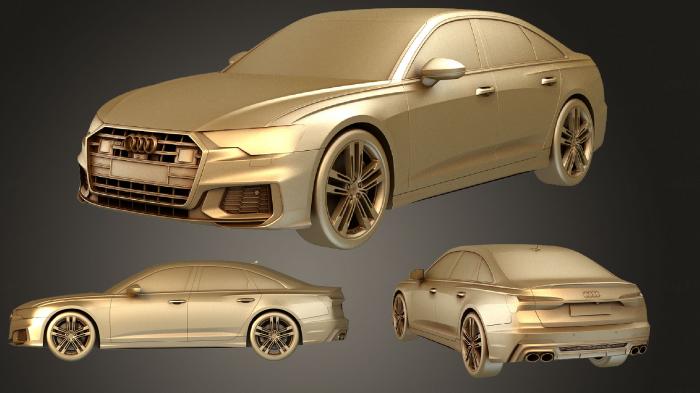 نموذج ثلاثي الأبعاد لآلة CNC السيارات والنقل اودي S6 2020